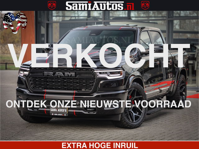 Dodge Ram 1500 - Limited High Output 540HP 706Nm | Massage + Full Option | De Meest Luxe en Volle Pick-Up in zijn Klasse | Comfortabele Dubbele Cabine met Royale 5 Zitplaatsen | HULK PACK MEERPRIJS |  Voorraad Nr 2318 - 5415