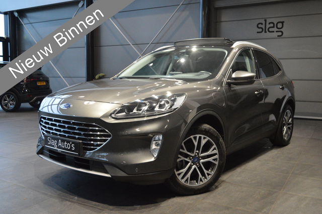 Ford Kuga - 2.5 PHEV Titanium X navi pano head up trekhaak 18 inch !!