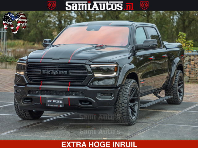 Dodge Ram 1500 - GT EDITION HULK TRX PACK | 5.7 HEMI V8 402PK | VIRTUAL COCKPIT | HEAD-UP | ADAPTIVE CRUISE | 360 CAMERA | VOLLE UITVOERING | Comfortabele Dubbele Cabine met Royale 5 Zitplaatsen |