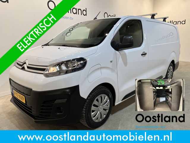 Citroën ë-Jumpy - L3 136 75 kWh / 100% Elektrisch !! / Kast-inrichting / Airco / Cruise Control / Klep / 3-Zits / 31.500 KM !!