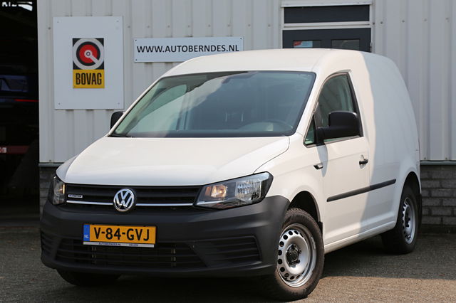 Volkswagen Caddy - 1.4 TGI CNG L1H1 Automaat*BTW&BPM Vrij!*Perfect VW Onderh.*Zijschuifdeur/Stoelverw./Trekhaak/LED/Parkeersens./Airco/Front ass./Cruise-Control*