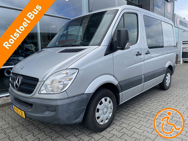 Mercedes-Benz Sprinter - 4+1 Rolstoelbus Zelfrijder 210 2.2 CDI 325 HD (Nette en goed onderhouden MB Sprinter met joy-stick besturing!)
