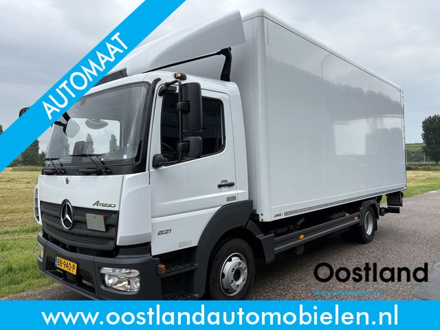 Mercedes-Benz Atego - 821 BL Euro6 Automaat Bakwagen / 3 zitplaatsen / Laadklep / Automaat / Cruise / Airco / 10.800 KM !!