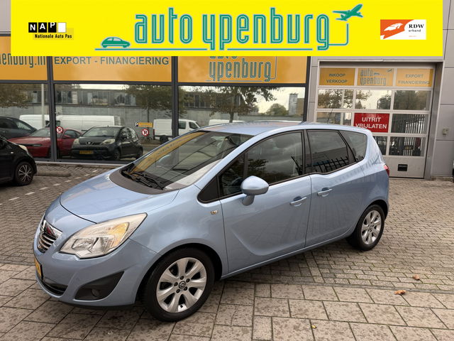 Opel Meriva - 1.4 Turbo Cosmo LPG * 146.089 Km * Leder / Stof * Climatronic * Parkeersensoren Achter *