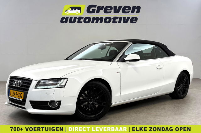Audi A5 - 2.0 TFSI Quattro S-Line | Cabrio | Soft top | b&o | Clima | Stoelverw. | Cruise | Navi | Parkeersens.