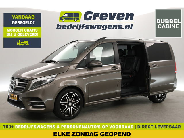 Mercedes-Benz V-Klasse - 250d AMG Lang | Euro6 | Dubbele Cabine | Aut. | 360° | Burmester | 2xSchuifdeur Elektr. | Trekh. | Adap. Cruise | Clima | Cruise | Stoelverw.