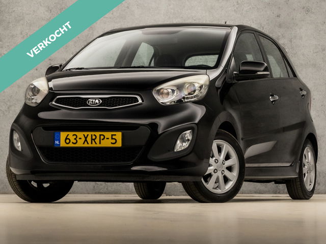 Kia Picanto - 1.0 CVVT R-Sport (5 DEURS, AIRCO, LEDER, ELEK PAKKET, LM VELGEN, SPORTSTOELEN, NIEUWE APK, NIEUWSTAAT)
