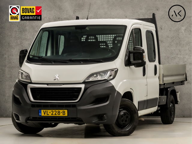 Peugeot Boxer - 333 2.2 HDI L2H2 XR 7 Persoons (DUBBELE CABINE, AIRCO, TREKHAAK, NIEUWE APK, NIEUWSTAAT)