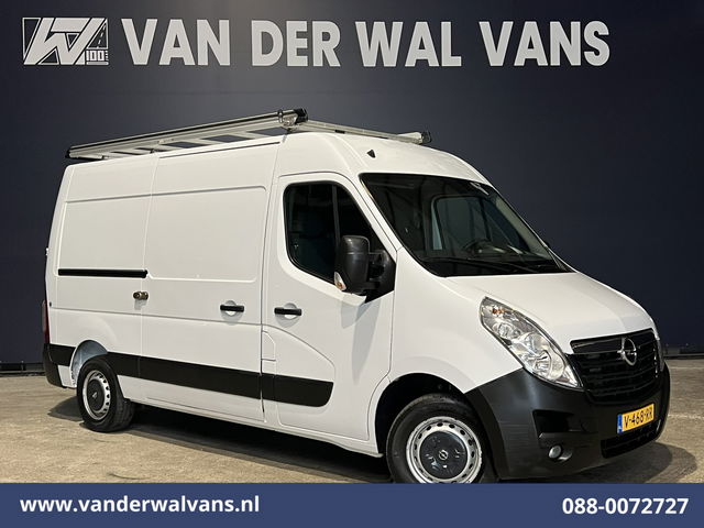 Opel Movano - 2.3 CDTI 146pk L2H2 Euro6 Airco | Imperiaal | Trap | Camera | Navigatie | 2500kg Trekhaak Cruisecontrol, Parkeersensoren, Bijrijdersbank