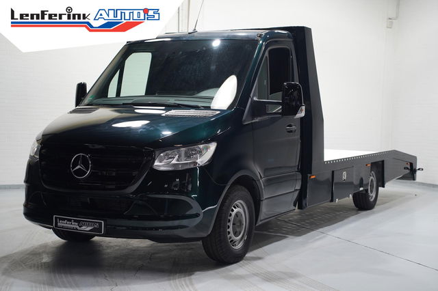 Mercedes-Benz Sprinter - 316 CDI 163 pk Autotransporter Luchtvering Trekhaak 3.500 kg, Bumper in Kleur, Zwarte Grille, 2-Zits