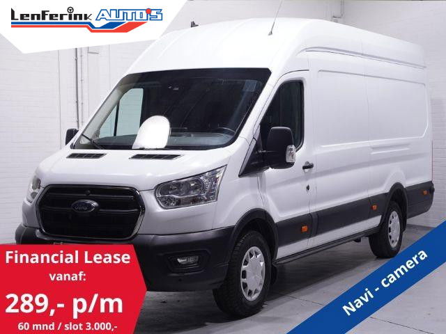Ford Transit - 2.0 TDCi 130 pk L4H3 Trend Navi, Camera Airco, Cruise Control, Lane&Side Assist, PDC V+A, 3-Zits