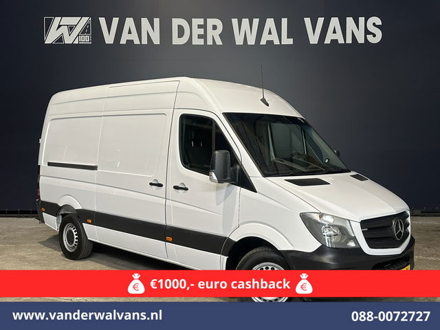 Mercedes-Benz Sprinter - 316 CDI 163pk L2H2 Euro6 Airco | 2800kg Trekhaak | Cruisecontrol | Parkeersensoren, Bluetooth Telefoonvoorbereiding