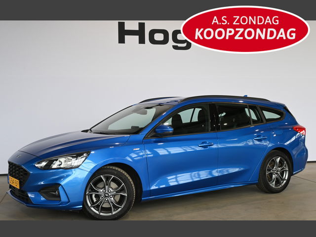 Ford Focus - Wagon 1.0 EcoBoost 126pk ST Line Business Navigatie 1e Eigenaar Airco LED Cruise control Goed Onderhouden Inruil Mogelijk!