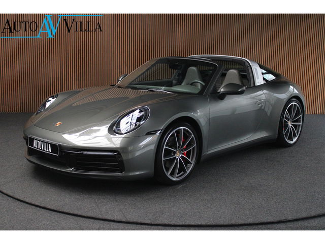 Porsche 911 - 3.0 4 Targa Leder Navi Camera Bose Climate C. PDC Alcantara binnenhemel (zwart) Stoelverwarming Carplay Xenon LM velgen