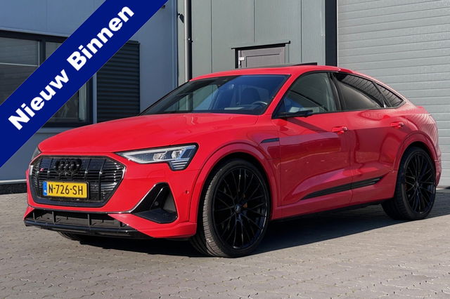 Audi e-tron - Sportback 55 quattro S-Line 95 kWh RS stoelen PANO B&O 23" 54790KM!