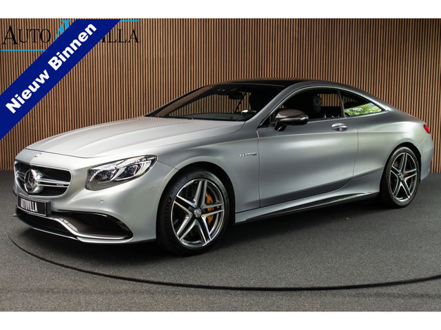 Mercedes-Benz S-Klasse - Coupé 63 AMG 4M Carbon HUD Swarovski Panodak Magno Allanite Ceramic Ambient Elektr. achterklep Nachtizicht Stoelventilatie Burmester Distronic+ Leer PTS Voll