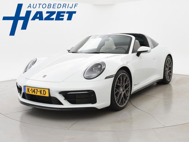 Porsche 911 - TARGA 4S 3.0 992 ORIG. NL *17.979 KM* + SPORTUITLAAT / SFEERVERLICHTING / 360 CAMERA