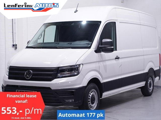 Volkswagen Crafter - 35 2.0 TDI 177 pk L3H3 Aut. va 553,- p/mnd Navi Camera, Lane Assist, LED Koplampen, PDC V+A, 3-Zits, Nieuw