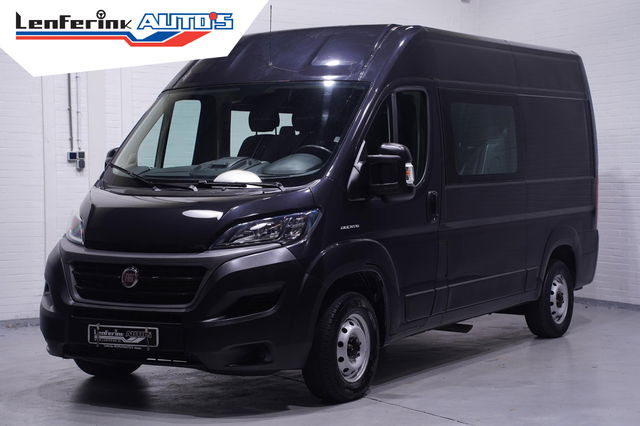 Fiat Ducato - 2.3 MultiJet 120 pk Dubbel Cabine L2H2 Navi Camera, Cruise Control, Trekhaak 2.500 kg, 6-Zits, NAP