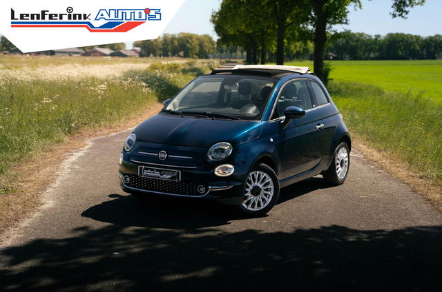 Fiat 500C - 0.9 TwinAir Turbo Lounge Sport Lite Navi Cruise Mistlampen Apple PDC Carplay NAP