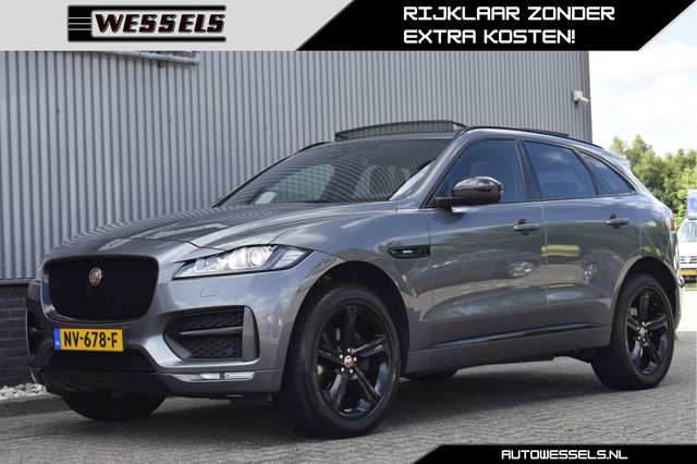 Jaguar F-PACE - 2.0 R-Sport AWD 20d Panorama, Meridian, Adaptive cruise, Carplay, Stuur/Stoelverwarming, Camera