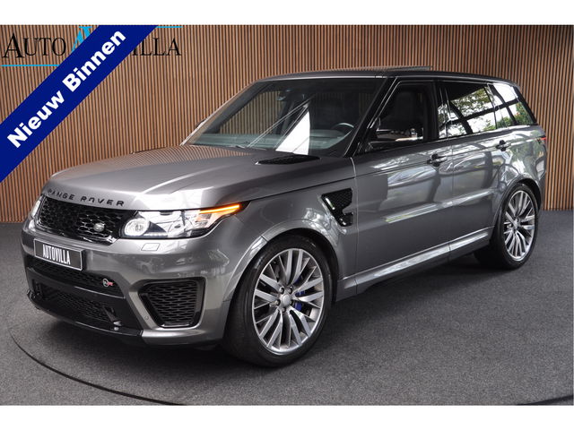 Land Rover Range Rover Sport - 5.0 V8 Supercharged SVR Panodak Leer Navi Camera PDC 22" LM velgen Elektr. achterklep Alcantara binnenhemel