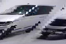 Volkswagen Transporter - 2.0 TDI 204 pk Dubbel Cabine Silver&Black Edition 2x Elek. Schuifdeur, Navi, Adapt. Cruise, Duo Leder Antraciet, LED, 20" LMV, 5-Zits