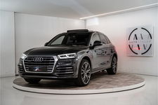 Audi Q5 - 2.0 TFSI Quattro 2x S-Line 252PK NL AUTO+NAP | Pano | luchtvering | Sfeer | Virtual | MATRIX