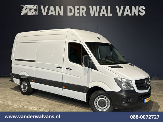 Mercedes-Benz Sprinter - 316 CDI 164pk L2H2 Euro6 Airco | 2800kg Trekhaak | Cruisecontrol Parkeersensoren, Chauffeursstoel