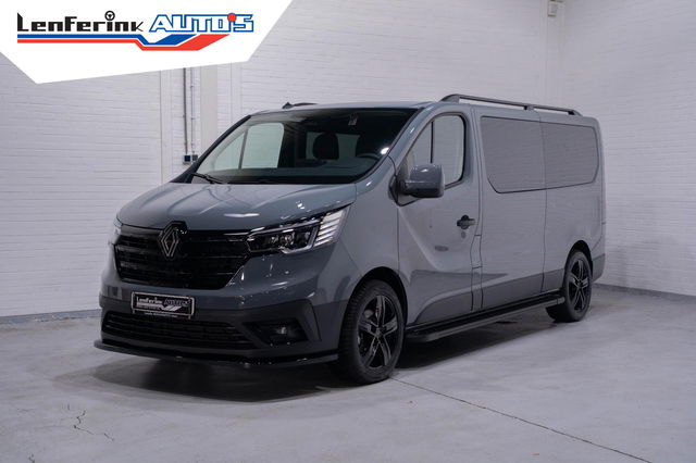 Renault Trafic - 2.0 DCi 130 pk Dubbel Cabine Black&Grey Airco, Camera, 18" LMV, Spoiler V+A, LED Koplampen, Zwarte Grille, 6-Zits