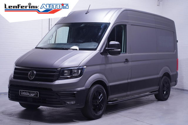 Volkswagen Crafter - 2.0 TDI 140 pk L3H3 Navi, Camera, 18" LMV Trekhaak 3.000 kg, Grijs Wrap, Sidebars, 3-Zits