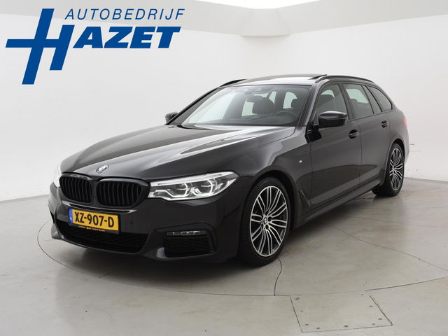 BMW 5 Serie - Touring 520i 184 PK M-SPORT H.E. AUT. *ALMANDINBRAUN* + PANORAMA | NAPPA LEDER | HEAD-UP | 19 INCH