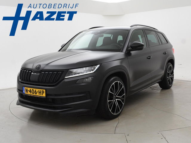 Škoda Kodiaq - 1.5 TSI 150 PK DSG AUT. 7-PERS SPORTLINE *MAT ZWART* + ADAPTIVE CRUISE | VIRTUAL COCKPIT | CAMERA | 20 INCH