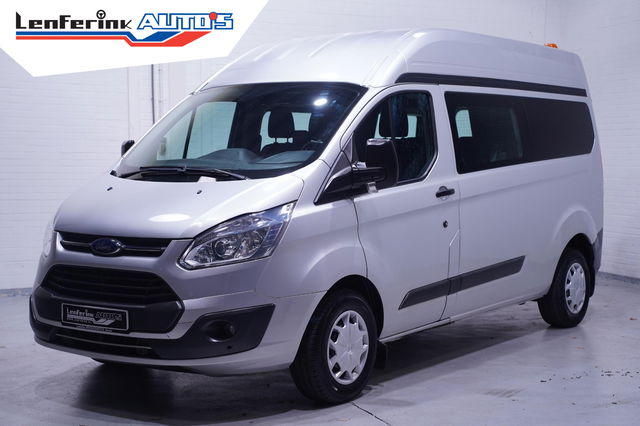 Ford Transit Custom - 2.0 TDCI 130 pk L2H2 Dubbel Cabine 6p Airco Cruise Control, PDC V+A, Hoog Dak