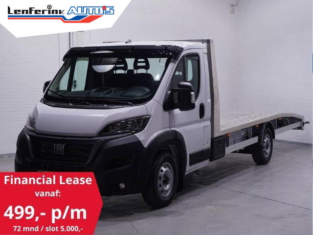 Fiat Ducato - 2.2 MJet 140 pk L4 Autotransporter Airco, BPM vrij Luchtvering, Cruise Control, DAB+, Nieuw, 3-Zits