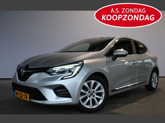 Renault Clio - 1.0 TCe Intens Navigatie Airco Cruise control Trekhaak Achteruitrijcamera 100% Onderhouden! Inruil Mogelijk!