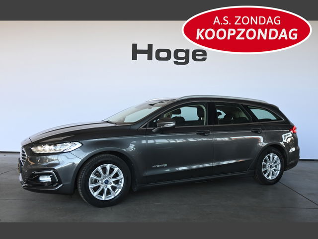 Ford Mondeo - Wagon 2.0 IVCT HEV Titanium Airco Navigatie Cruise control PDC Stoelverwarming 100% Onderhouden! Inruil Mogelijk!