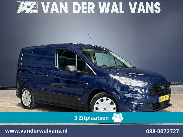 Ford Transit Connect - 1.5 EcoBlue L1H1 Euro6 Airco | 3-Zits | Camera | Apple Carplay | Android Auto | Cruisecontrol Verwarmde voorruit, Trekhaak, Parkeersensoren, Bijrijdersbank