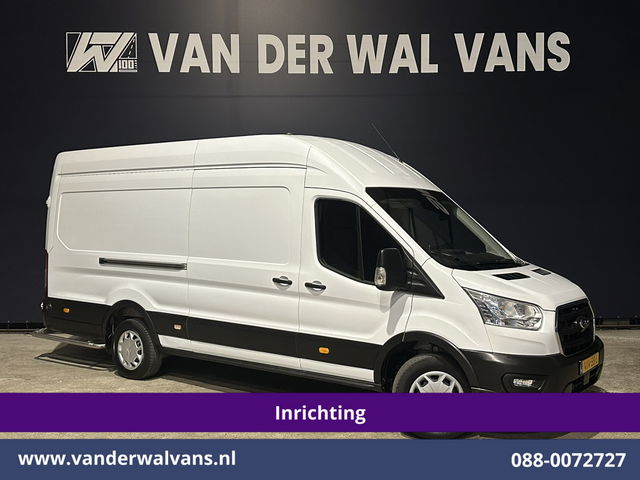 Ford Transit - 2.0 TDCI 130pk L4H3 *Post NL inrichting* Euro6 Airco | Camera | Apple Carplay | Android Auto | Cruisecontrol Sidebars, Parkeersensoren, Verwarmde voorruit