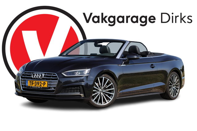 Audi A5 - Cabriolet 2.0 40 TFSI Aut-7 S-Line ✅ Full-LED ✅ Leder ✅ Stoelverwarming