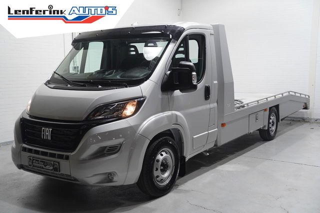 Fiat Ducato - 2.2 Mjet 140 pk Autotransporter Tijhof BPM vrij Airco, Trekhaak 3.000 kg, Cruise control, 3-Zits