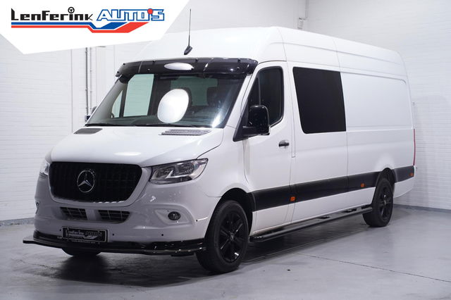 Mercedes-Benz Sprinter - 315 CDI 150 pk L3H2 Dubbel Cabine Navi 360 Camera, AMG Grille, 18" LMV, Sidebars, Zonneklep, 6-Zits