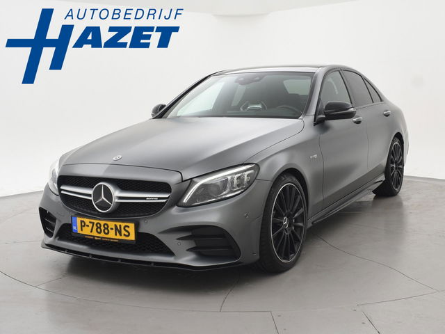 Mercedes-Benz C-Klasse - AMG 43 4MATIC 390 PK AUT.*SELENITE MAGNO* PREMIUM+ PANO | SPORSTOELEN | DISTRONIC | BURMESTER | HEAD-UP