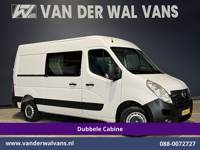 Opel Movano - 2.3 CDTI 146pk L2H2 Dubbele Cabine Euro6 Airco | Camera | Navigatie | Cruisecontrol Chauffeursstoel, 2500kg Trekhaak, Parkeersensoren, 5-Zits