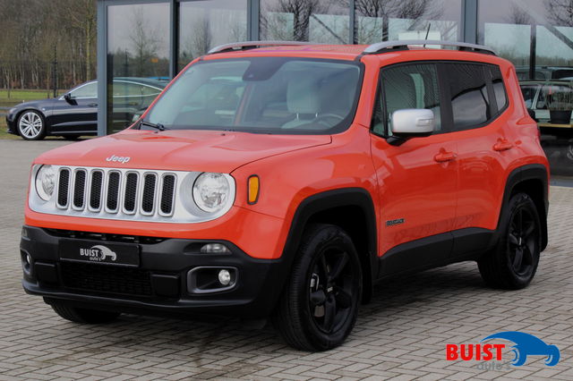Jeep Renegade - 1.4 MultiAir Limited 170pk AWD LPG G3 ONDERBOUW 4WD LEER