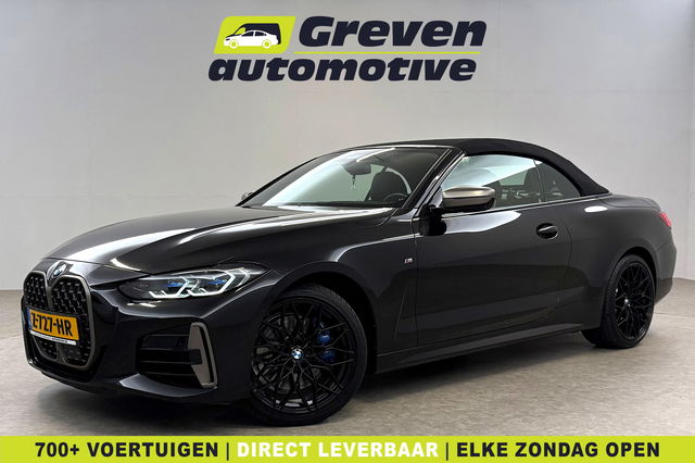 BMW 4 Serie - M440i xDrive 374PK M-pakket High Executive | Cabrio | BMW Laser | Memory | Curved Display | H/K | HuD | Sfeer | 360°