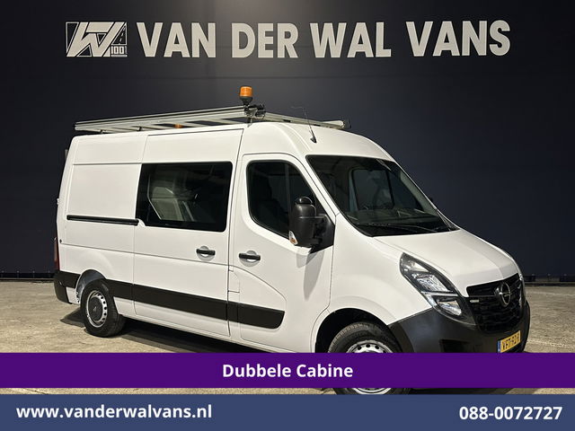 Opel Movano - 2.3 Turbo 150pk L2H2 Dubbele Cabine Inrichting Euro6 Airco | Imperiaal | 2500kg Trekhaak | Camera | Navigatie 5-Zits, LED, Cruisecontrol, Parkeersensoren