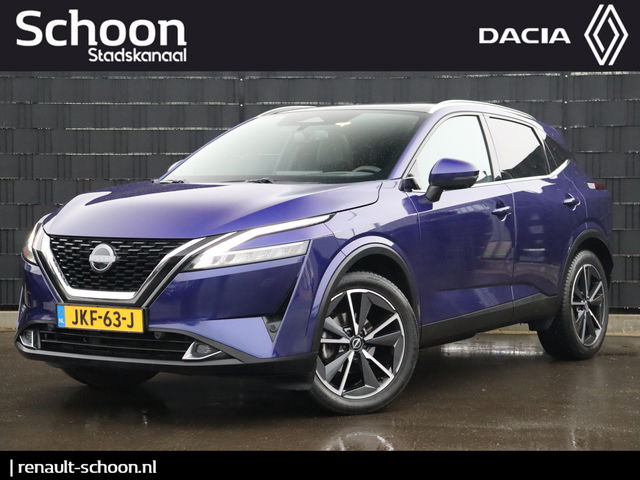 Nissan QASHQAI - 1.3 MHEV Xtronic Business Premium | Adap. Cruise | Leder | 360 Camera | HUD | Bose | Panoramadak | Stoel-/Stuurverwarming