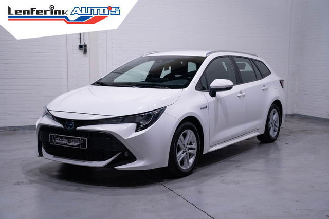 Toyota Corolla Touring Sports - 2.0 Hybrid Dynamic navigatie privateglas afneembare trekhaak allu-dakrail camera multi-stuurbediening service-boekje aanwezig schakelflippers aan het stuur key-less entry en start