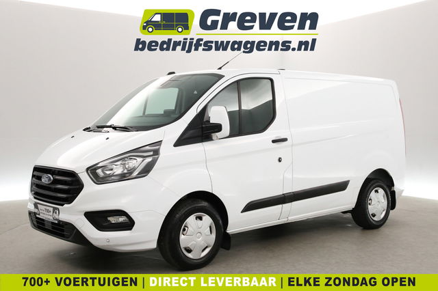 Ford Transit Custom - 2.0 TDCI L1H1 Limited | Euro6 | Airco | Cruise | Camera | 3-Zits | Trekh. | Carplay | Parkeersens.